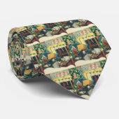 ヴィンテージクリスマスペットin the Living Room ネクタイ (ロール)