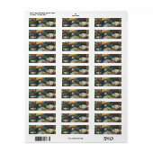 ヴィンテージクリスマスペットin the Living Room ラベル (フルシート)