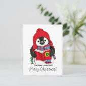 ヴィンテージクリスマスペンギン シーズンカード (スタンド正面)