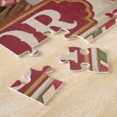 ヴィンテージクリスマスホットチョコレートパーラー ジグソーパズル (側面)