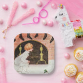 ヴィンテージクリスマスホリデイ ペーパープレート (パーティー)