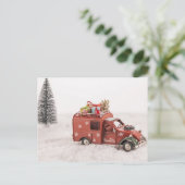 ヴィンテージクリスマスホリデイ ポストカード (スタンド正面)