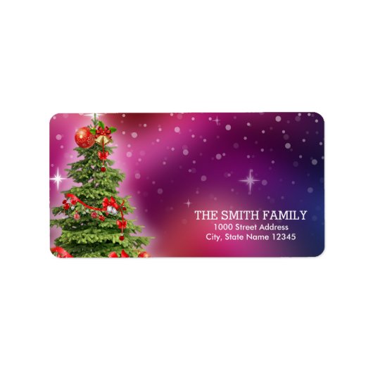 ヴィンテージクリスマスホリデイ ラベル (正面)