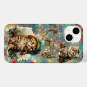 ヴィンテージクリスマスホリデーキテンス Case-Mate iPhoneケース (裏面 (横))