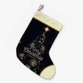 ヴィンテージクリスマスホリデースモールクリスマスストックイン スモールクリスマスストッキング (正面 (吊り時))