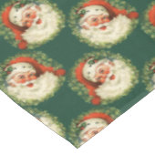 ヴィンテージクリスマスホリデーセントニックサンタクロース テーブルクロス (アングル)
