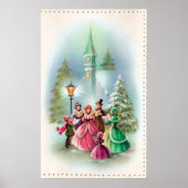 ヴィンテージクリスマスホリデーデコールカロラーズポスター ポスター (正面)