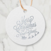 ヴィンテージクリスマスホリデーファミリー名 フェイバータグ (正面)