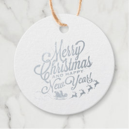 ヴィンテージクリスマスホリデーファミリー名 フェイバータグ