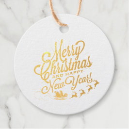 ヴィンテージクリスマスホリデーファミリー名 フェイバータグ