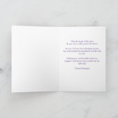 ヴィンテージクリスマスホリデーフェアリーカスタマイズ カード (内部)