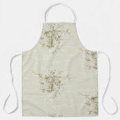 ヴィンテージクリスマスホリデーベルニュートラル エプロン (正面)