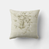 ヴィンテージクリスマスホリデーベルニュートラル クッション (裏面)