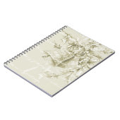 ヴィンテージクリスマスホリデーベルニュートラル ノートブック (左側)