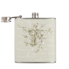 ヴィンテージクリスマスホリデーベルニュートラル フラスク