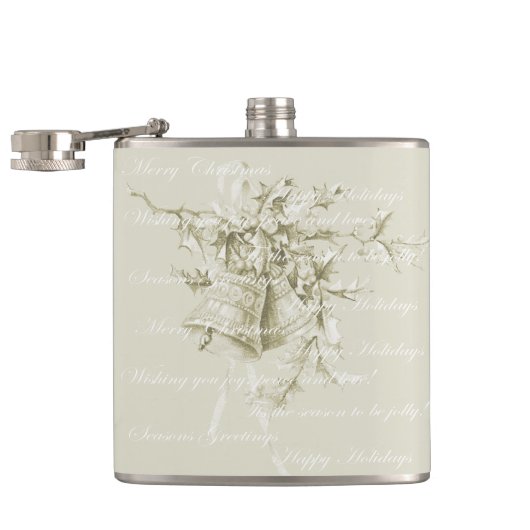 ヴィンテージクリスマスホリデーベルニュートラル フラスク (オープン)