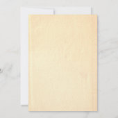 ヴィンテージクリスマスホリデーミュージックシート招待状 招待状 (裏面)