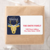 ヴィンテージクリスマスホリデーラベル ラベル (インサイチュ)