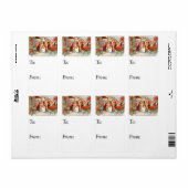 ヴィンテージクリスマスホームカミングギフトラベル ラベル (フルシート)