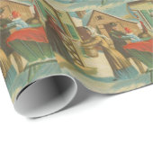 ヴィンテージクリスマスホームカミング ラッピングペーパー (ロールコーナー)