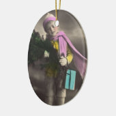 ヴィンテージクリスマスボーイ セラミックオーナメント (左)