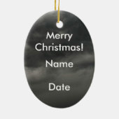 ヴィンテージクリスマスボーイ セラミックオーナメント (裏面)