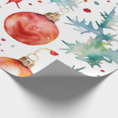 ヴィンテージクリスマスボールコレクション ラッピングペーパー (角)