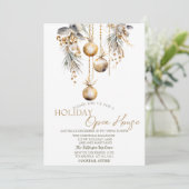 ヴィンテージクリスマスボールホリデーオープンハウス 招待状 (スタンド正面)