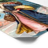 ヴィンテージクリスマスポスター |サンタ運さんの木 ポスター (角)