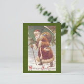 ヴィンテージクリスマスポストカード シーズンポストカード (スタンド正面)