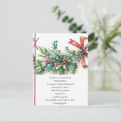 ヴィンテージクリスマスポストカード シーズンポストカード (スタンド正面)