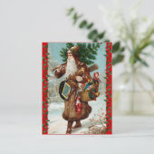 ヴィンテージクリスマスポストカード シーズンポストカード (スタンド正面)