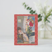 ヴィンテージクリスマスポストカード シーズンポストカード (スタンド正面)