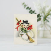 ヴィンテージクリスマスポストカード シーズンポストカード (スタンド正面)