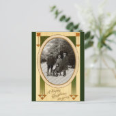 ヴィンテージクリスマスポストカード シーズンポストカード (スタンド正面)