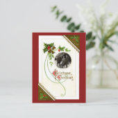 ヴィンテージクリスマスポストカード シーズンポストカード (スタンド正面)