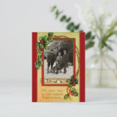 ヴィンテージクリスマスポストカード シーズンポストカード (スタンド正面)