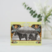 ヴィンテージクリスマスポストカード シーズンポストカード (スタンド正面)