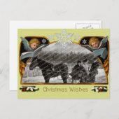 ヴィンテージクリスマスポストカード シーズンポストカード (正面/裏面)