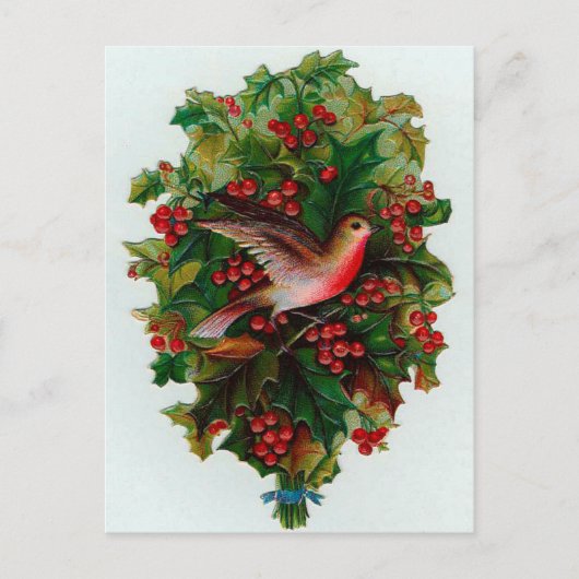 ヴィンテージクリスマスポストカード シーズンポストカード (正面)