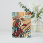 ヴィンテージクリスマスポストカード シーズンポストカード (スタンド正面)