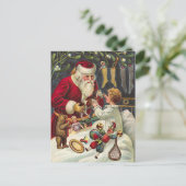 ヴィンテージクリスマスポストカード シーズンポストカード (スタンド正面)