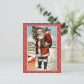 ヴィンテージクリスマスポストカード シーズンポストカード (スタンド正面)