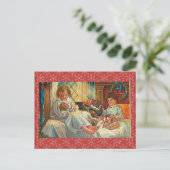 ヴィンテージクリスマスポストカード シーズンポストカード (スタンド正面)