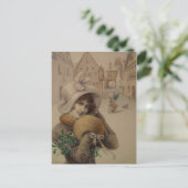 ヴィンテージクリスマスポストカード シーズンポストカード (スタンド正面)