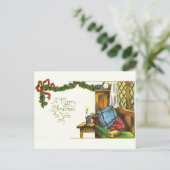 ヴィンテージクリスマスポストカード シーズンポストカード (スタンド正面)