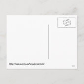 ヴィンテージクリスマスポストカード シーズンポストカード (裏面)