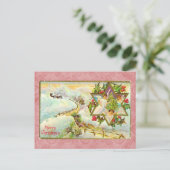 ヴィンテージクリスマスポストカード シーズンポストカード (スタンド正面)