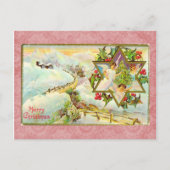 ヴィンテージクリスマスポストカード シーズンポストカード (正面)