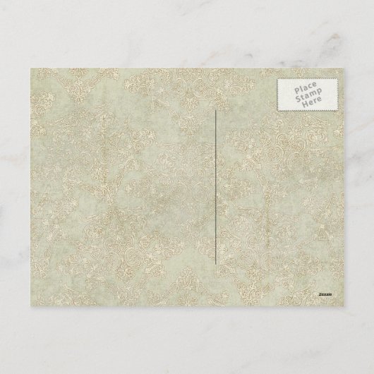 ヴィンテージクリスマスポストカード シーズンポストカード (裏面)